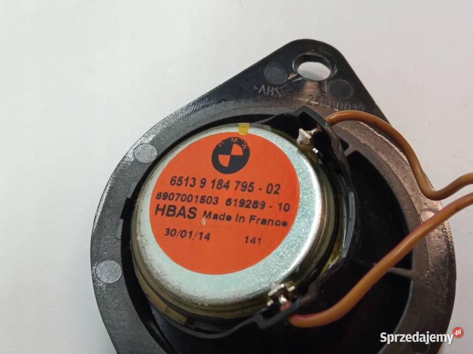 GŁOŚNIK 9169690 KOMPLET 9184795 Bmw Seria 6 III świętokrzyskie