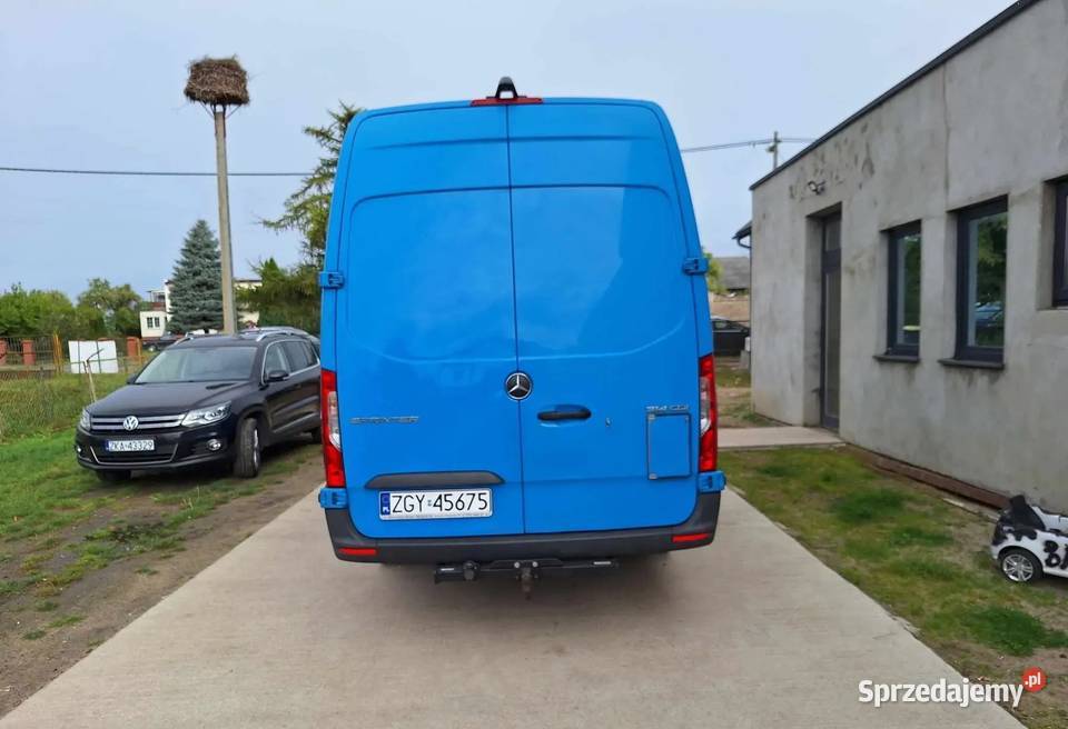MercedesBenz SPRINTER 314 2018 hak35t 76 netto Mercedes-Benz zachodniopomorskie Brojce sprzedam