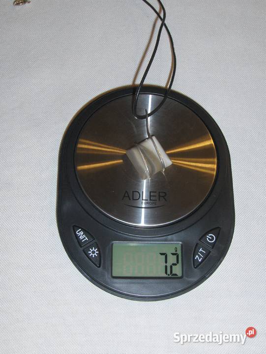 WKRUK Naszyjnik z krzemieniem pasiastym srebro łódzkie Łódź