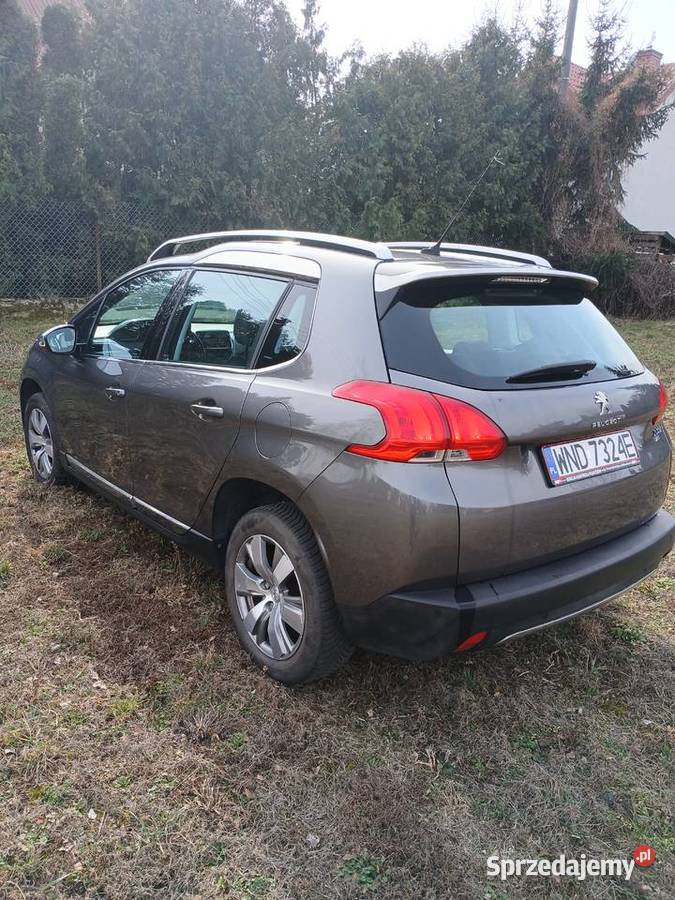 Peugeot 2008 16 eHdi 92 ALLURE 2014r grafitowy 2008 mazowieckie Nowy Dwór Mazowiecki