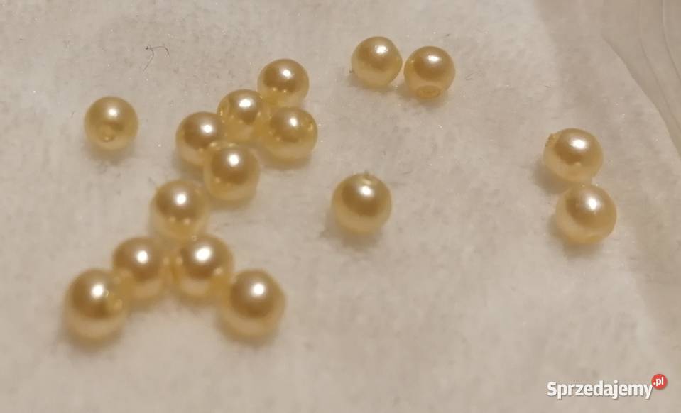 Koraliki 4mm kremowy ecru beżowy 1121 93g 9