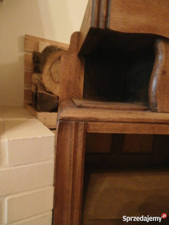 Szafka nocna dębowa w stylu art deco z Wrocław sprzedam