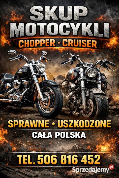 SKUP MOTOCYKLI CHOPPERÓW CRUISER CHOPPER usługa