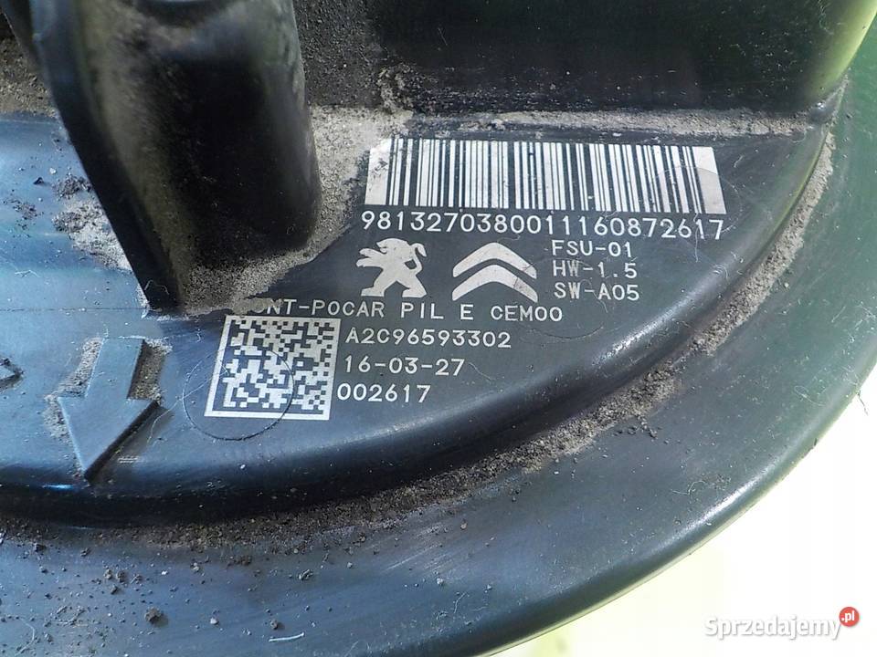 PEUGEOT 3008 I LIFT 16r 16 B 5D pompa paliwa Pompy paliwa mazowieckie Suków