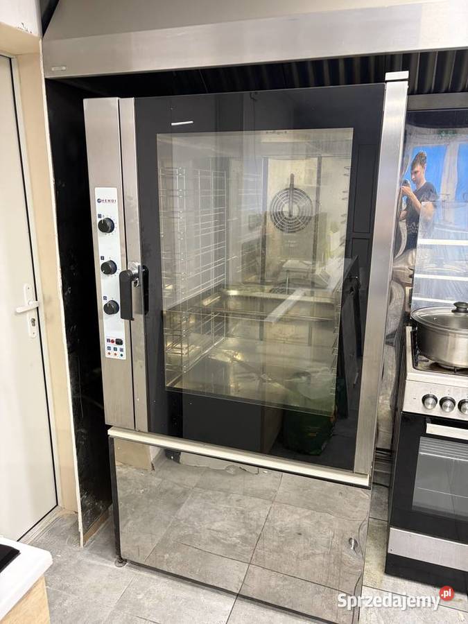 Piec gazowy marki HENDI z okapem i zestawem Gastronomia Ostrołęka