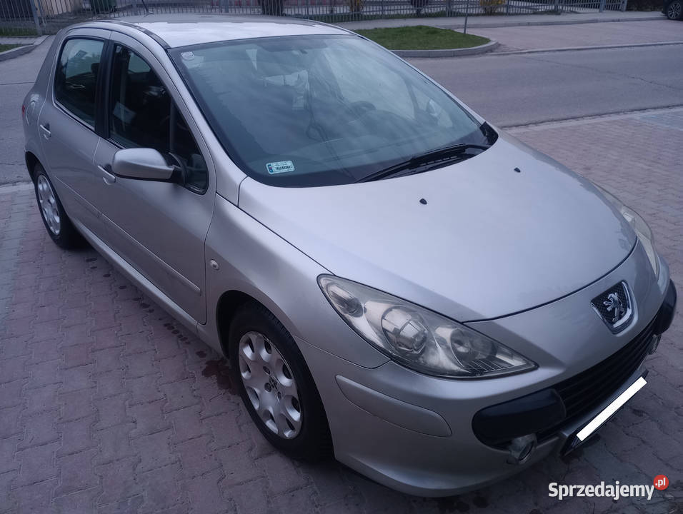 Peugeot 307 14 benzyna Hatchback rocznik 2007 kupiony w Polsce Limanowa