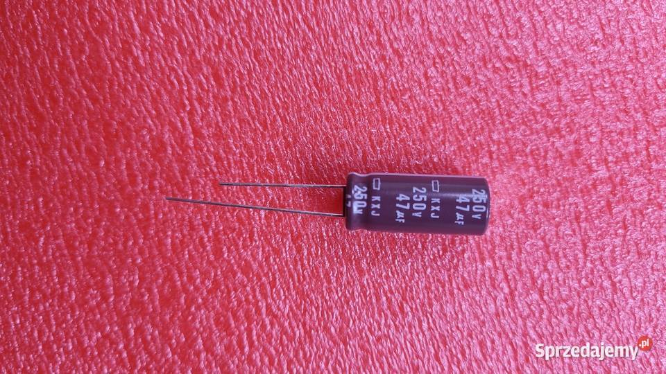 47uF 250V 105C KXJ Nippon ChemiCon Kondensator Marki sprzedam