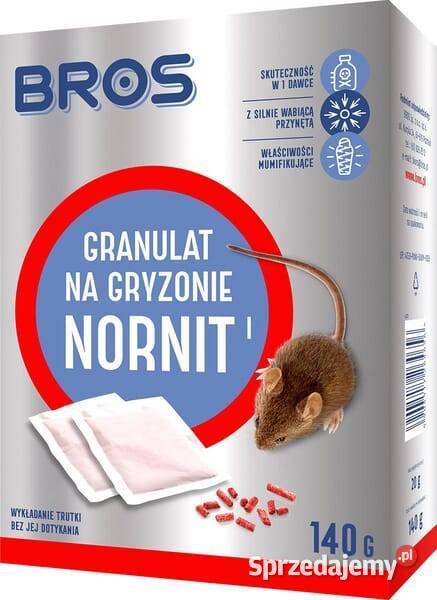 Nornit granulat na gryzonie 140g 15941701 Kamionna
