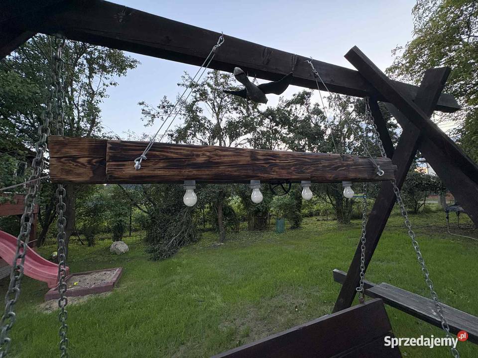 Na sprzedaż Unikalna lampa z belki w stylu Ogród Jedlicze sprzedam