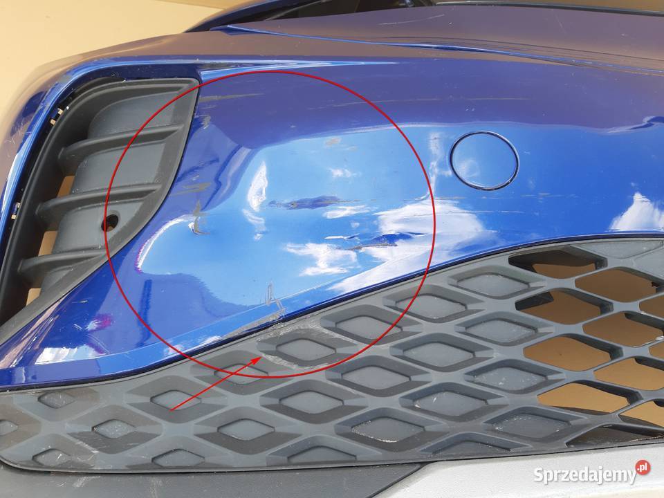 VW ID4 ID4 ZDERZAK PRZÓD PRZEDNI KRATKA PŁYTA zderzaki Trzciel