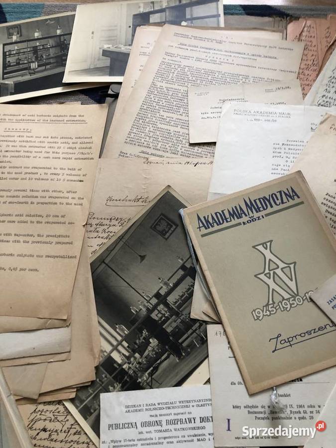 Farmacja stare dokumenty medyczne uniwersytet Antyki Łowicz