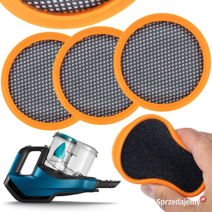 Filtry HEPA do Odkurzacza Zestaw 3 Zmywalne Uni Ludźmierz