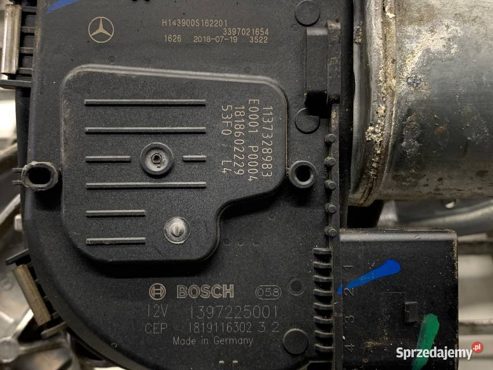 MECHANIZM WYCIERACZEK PRZÓD MERCEDES CLS