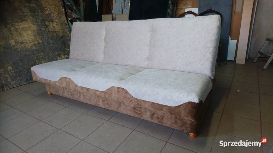 Wersalka kanapa FIESTA 200 X 120 brązowy/beżowy