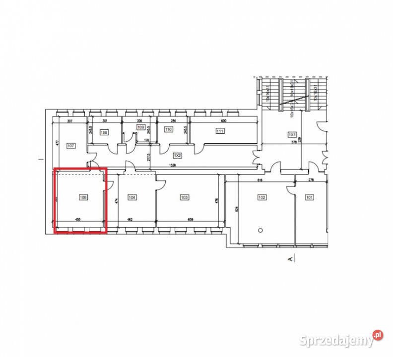 Pomieszczenie biurowe do wynajęcia 23m2 Kraków