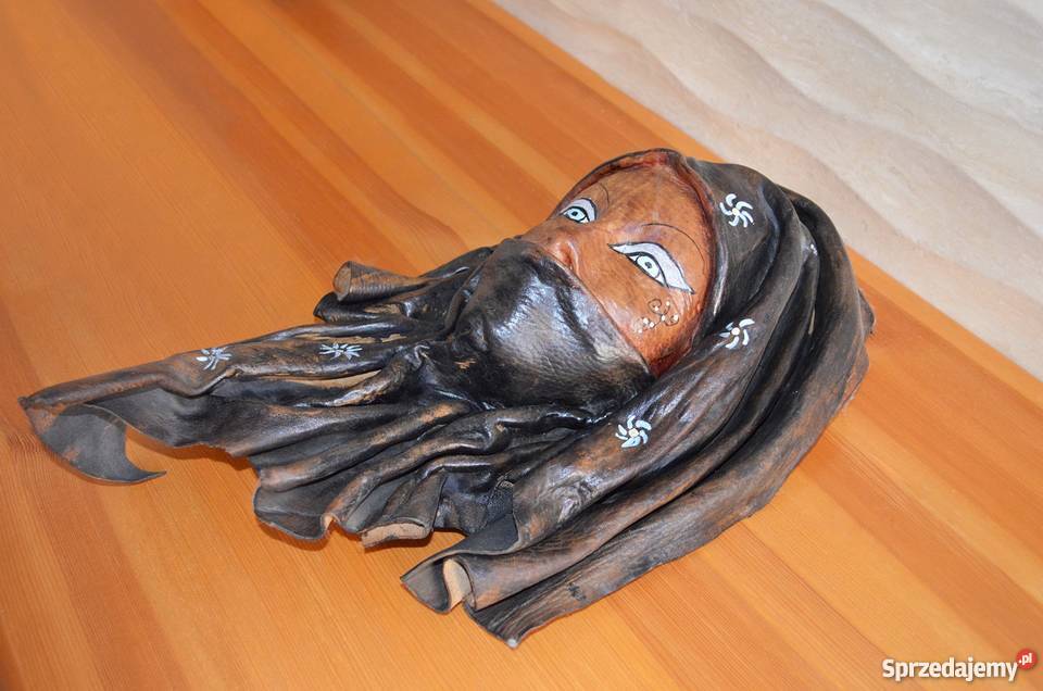 Dekoracja na ścianę oryginalna maska z Warszawa