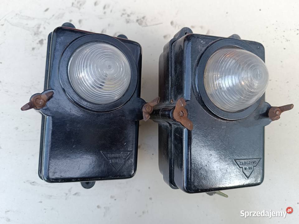 Latarka sygnalizacyjna stara PRL kolejowa do Jasło sprzedam