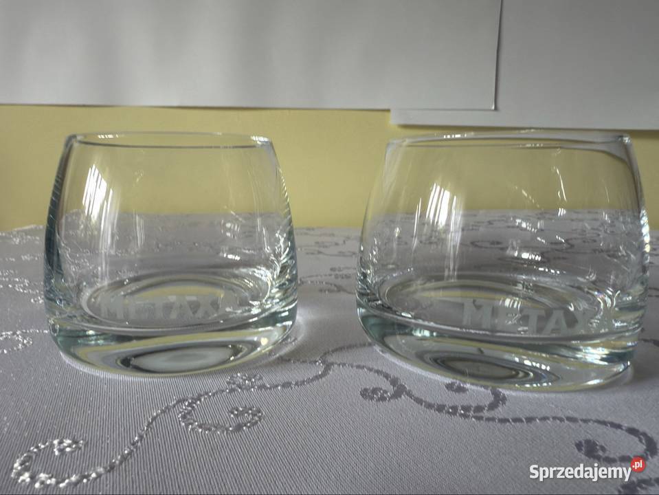 Szklanki do Whisky Brandy METAXA Zestaw 2