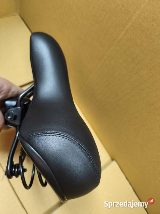 Siodło rowerowe GEL żelowe czarne wygodne Sport i Wypoczynek podkarpackie Dębica