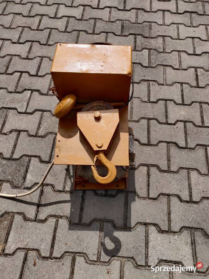 Wyciąg budowlany dźwig żurawik szybki mocny 230V