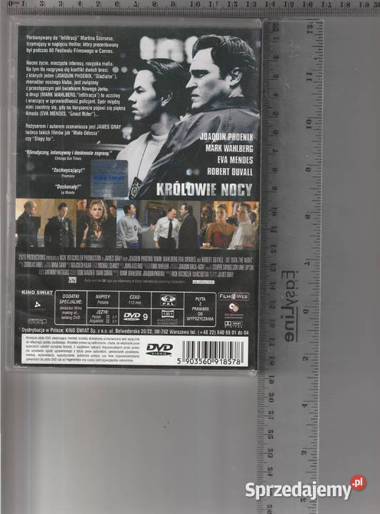 Królowie nocy Phoenix Wahlberg DVD DVD mazowieckie Pruszków