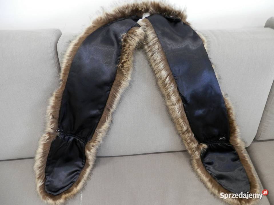 Etola Kołnierz Futrzany Sztuczne Futerko Beżowy Łomża