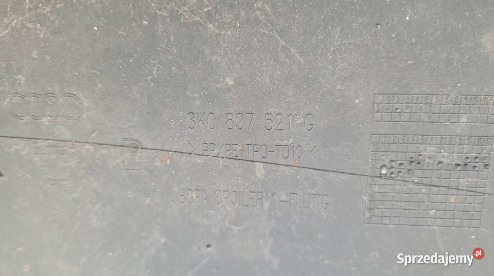 AUDI A4 8K B8 LIFT HOKEJ DOKŁADKA DYFUZOR Ruda Śląska