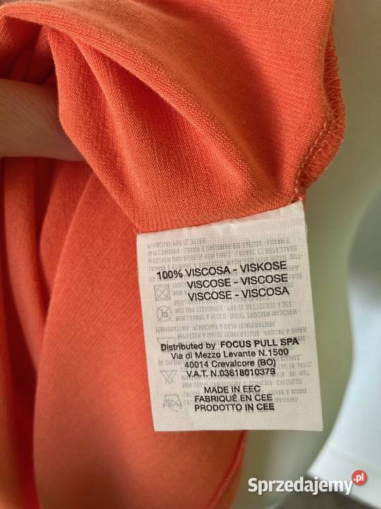 Nowy top bluzka pomarańczowy Guess by Marciano Rozmiar 36(S)
