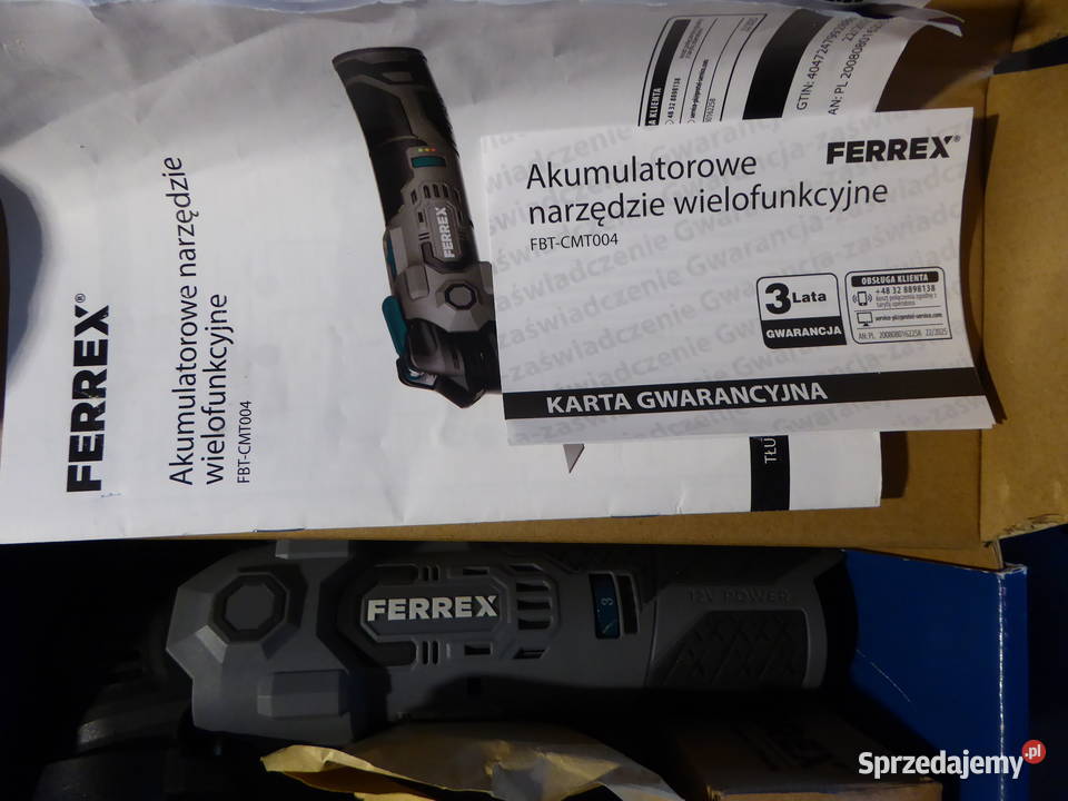 Nieużywane wielofunkcyjne nrzędzie FERREX 12V Olsztyn