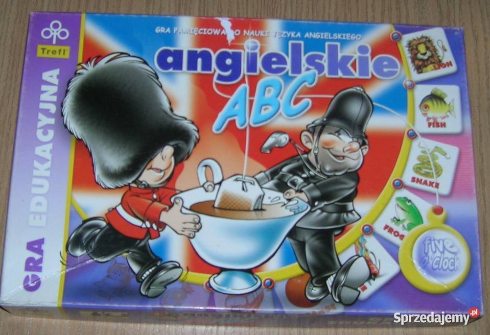 Angielskie ABC Edukacyjna gra pamięciowa do Szczecin sprzedam