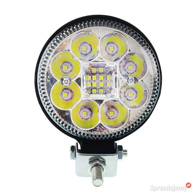 LAMPA ROBOCZA HALOGEN LED 12 LED OKRĄGŁA 1236V uniwersalne lubelskie