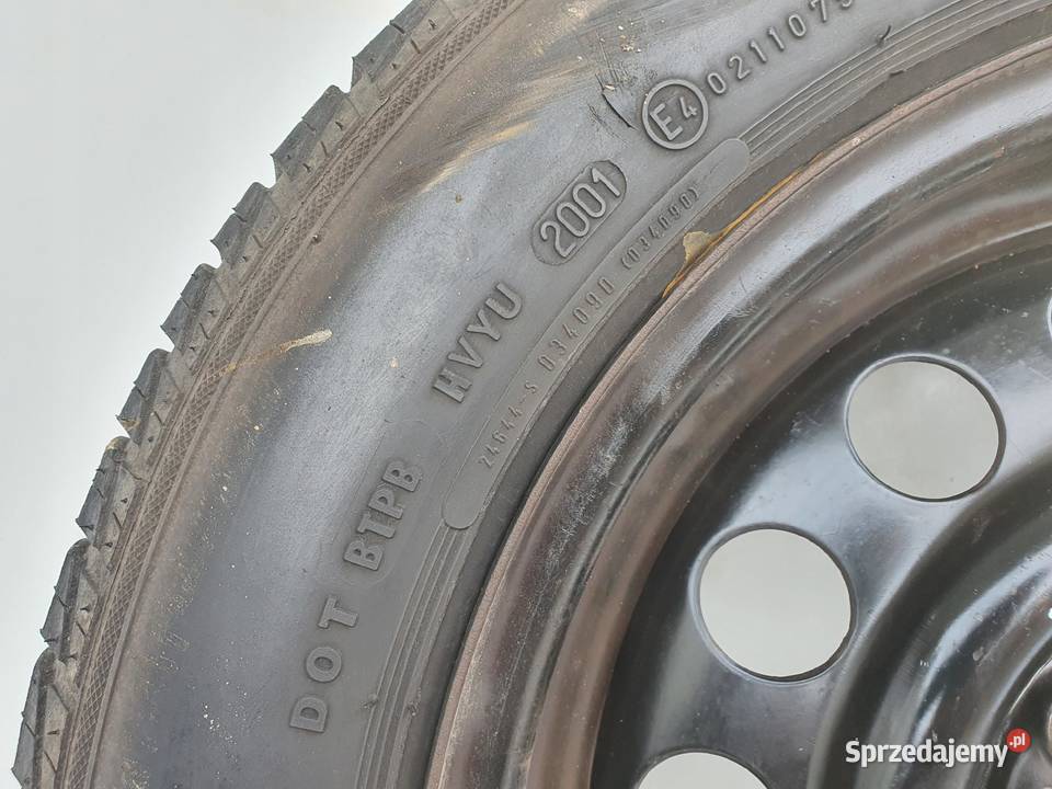 Volvo 850 S70 KOŁO ZAPASOWE Zapas 18565 R15 Samochodowe