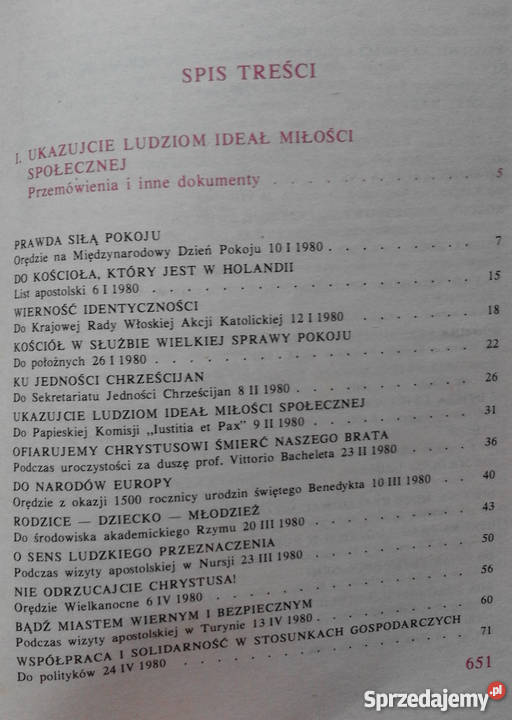 Nauczanie społeczne 1980 Jan Paweł II Książki naukowe i popularnonaukowe podlaskie Białystok
