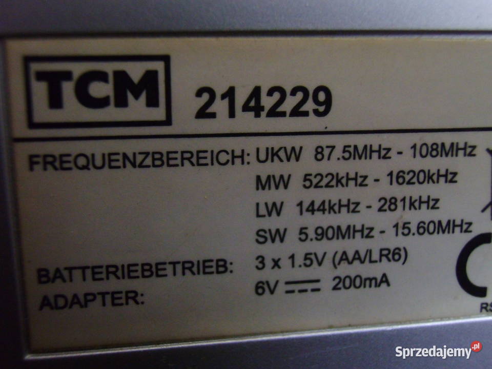 Radio przenośne z programatorem Bielawa