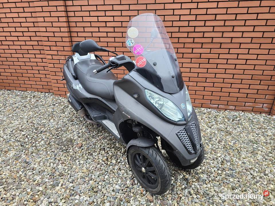 Piaggio MP3 500 LT L5e na kat B uszkodzony wielkopolskie Jarocin