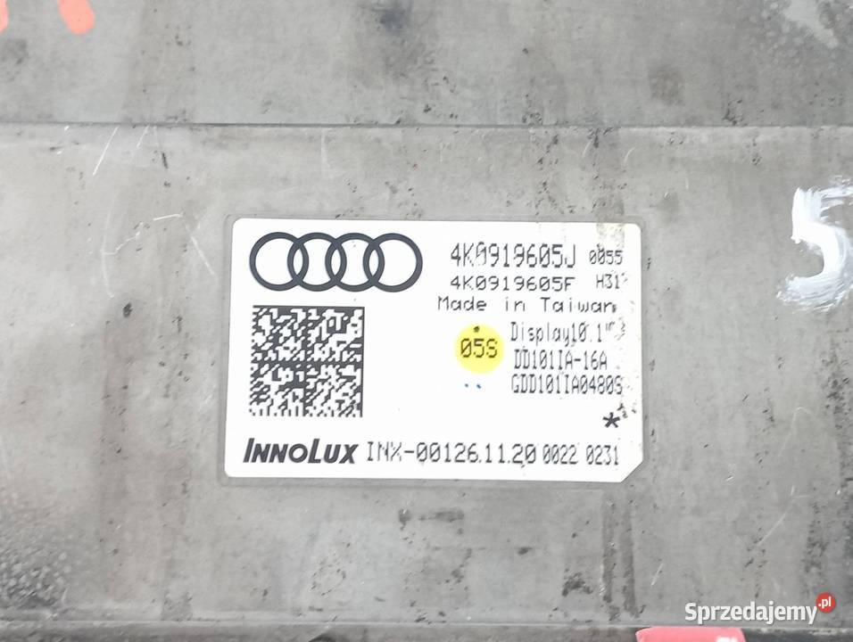 WYŚWIETLACZ 4K0919605J Audi A6 V 2018 C8 świętokrzyskie sprzedam