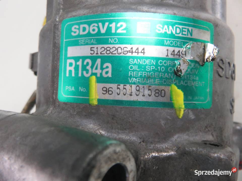 KOMPRESOR KLIMATYZACJI PEUGEOT 207 16 16V małopolskie