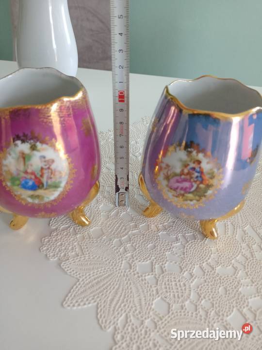 Wazoniki ozdobne porcelanowe Porcelana i szkło Poznań