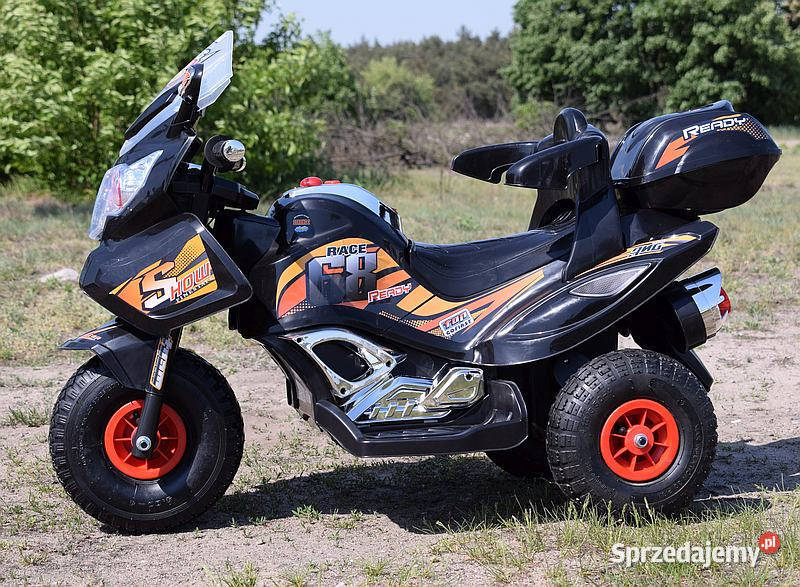 Autko motorek MEGA MOTOR z oparciem na Myszków