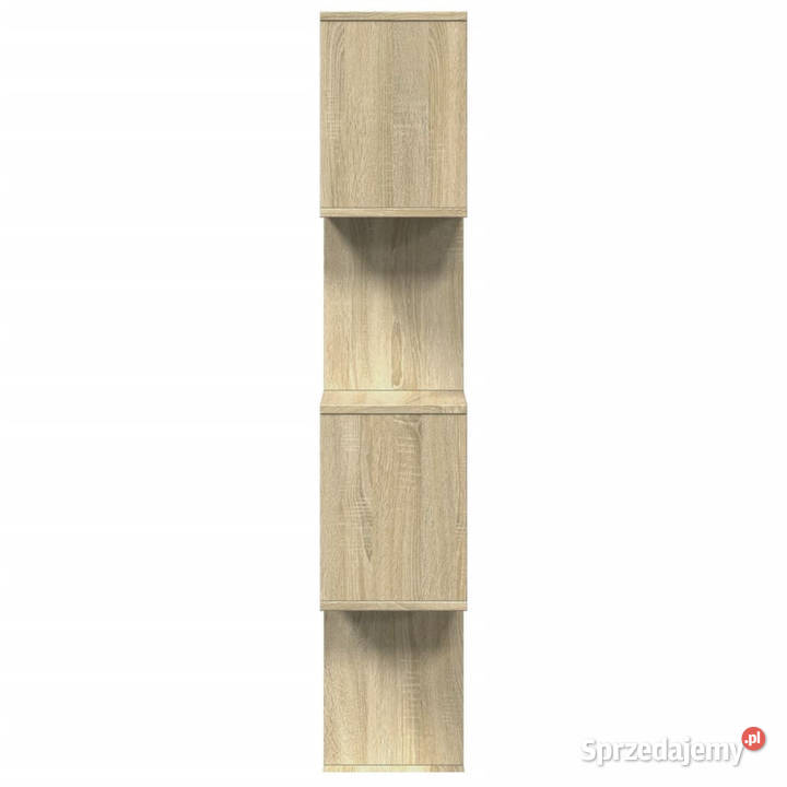 Regał przegroda 4 poziomy dąb sonoma 70x24x129