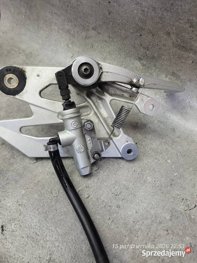 BMW S 1000 R S1000R K47 OEM PODNÓŻEK PRAWY SET Podnóżki i stopki Nowy Tomyśl