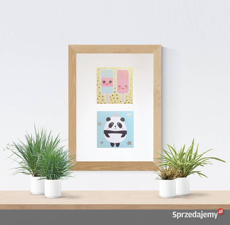 panda plakat lody plakat pastelowy plakat pokój podlaskie Białystok