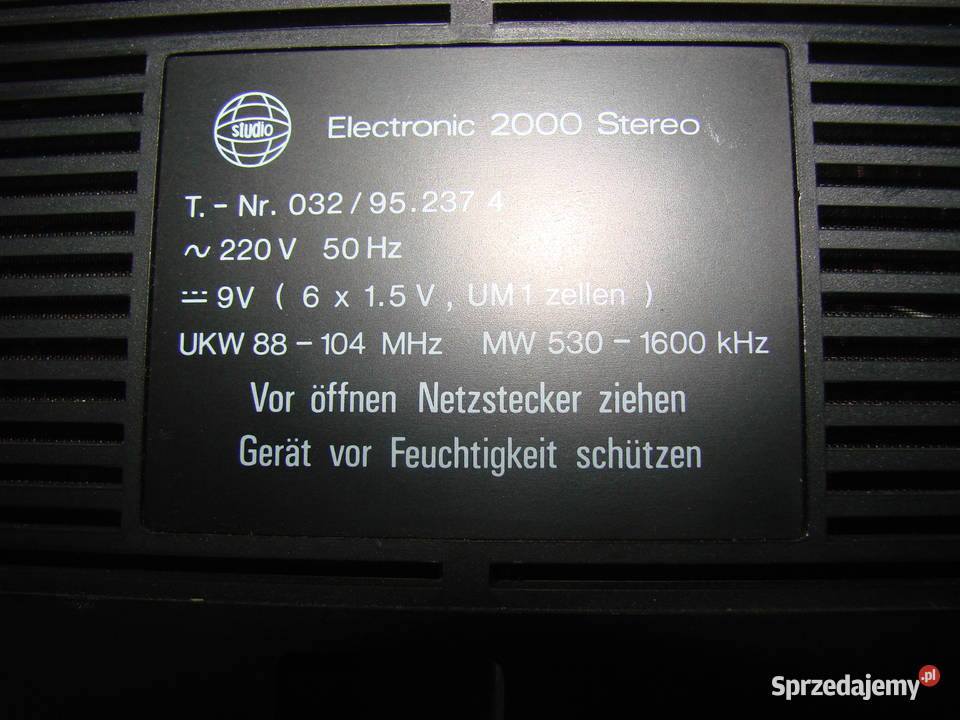 Electronic 2000 Stereo radiomagetofon kasetowy Pozostałe Pruszcz Gdański