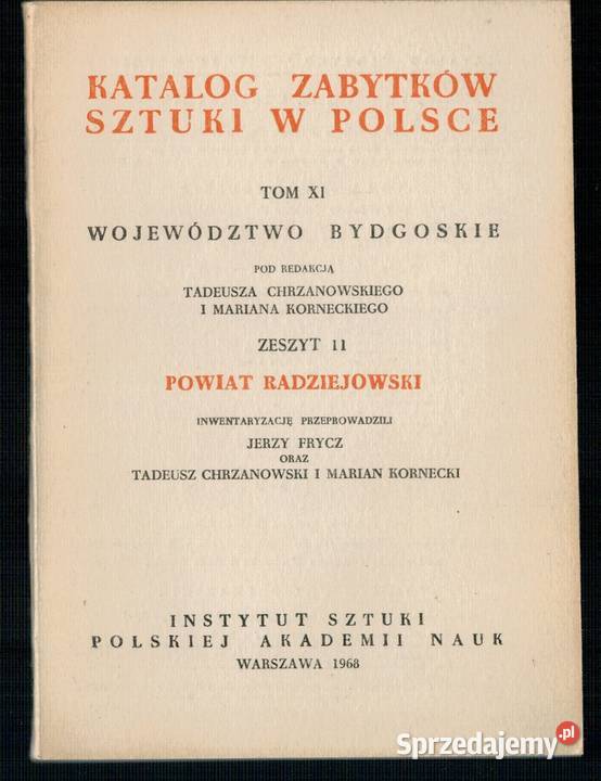 POWIAT RADZIEJOWSKI KATALOG ZABYTKÓW SZTUKI W Kraków