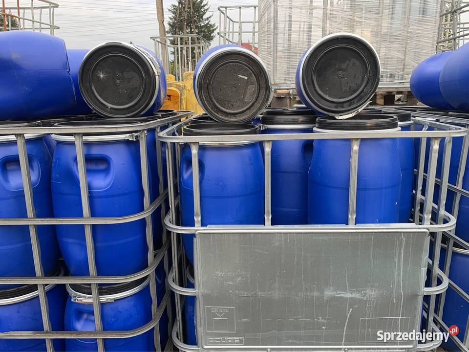 Beczki plastikowe 20 30lspożywczezakręcaneklamra Zbiorniki Gliwice
