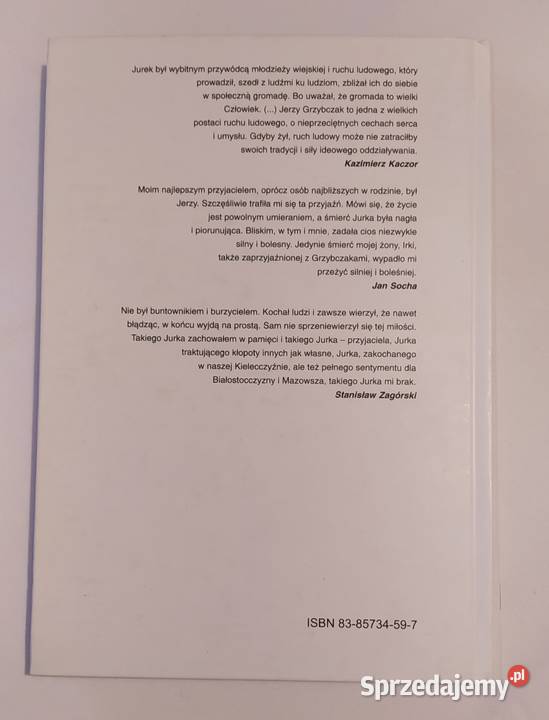 Z OTWARTYM SERCEM KSIĘGA JERZEGO GRZYBCZAKA 1936 Hajnówka