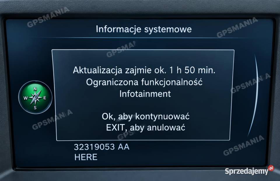 Mapa VOLVO 2026 Sensus S60 S80 V40 V60 V70 XC60 Aleksandrów Łódzki