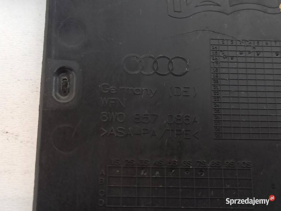 AUDI A4 B9 OSŁONA KONSOLI PRAWA 8W0857086A