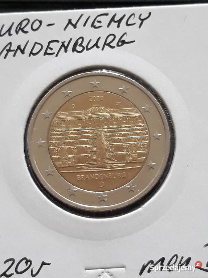 2 Euro Niemcy Brandenburg 2020 r men D Numizmatyka Konin sprzedam
