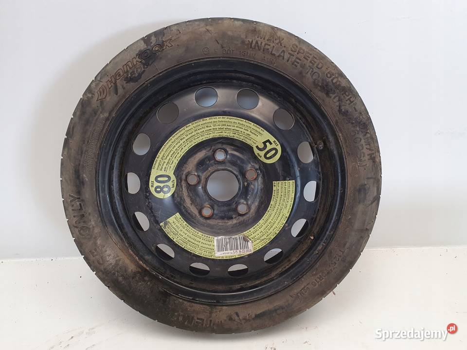 KOŁO DOJAZDOWE Audi Seat Vw Golf V 12570 R16 lubelskie Chełm